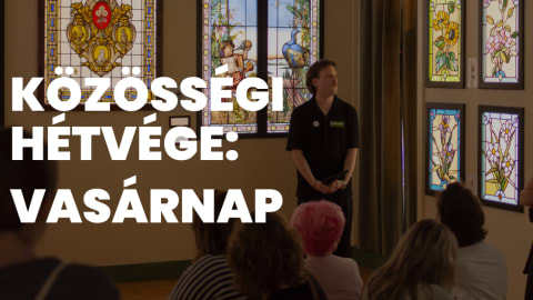 KÖZÖSSÉGI HÉTVÉGE A MÚZEUMBAN: VASÁRNAP